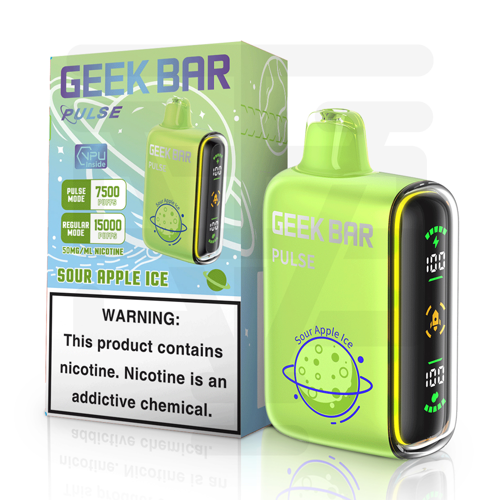 Sour Apple Ice Geek Bar Pulse Sour Apple Ice Geek Bar Pulse