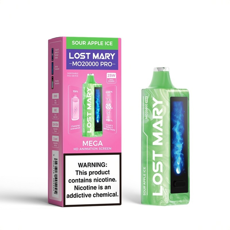 LostMaryMO20KPro Sour Apple Ice Sour Apple Ice Lost Mary MO20000 PRO