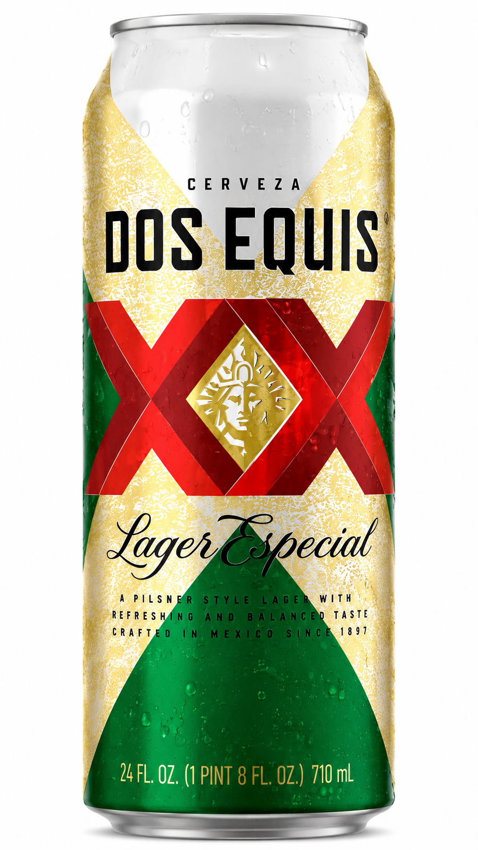 Dos Equis Lager Especial Beer Can Dos Equis Lager Especial Beer Can
