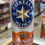 Estrella Jalisco Mango Michelada with Clamato
