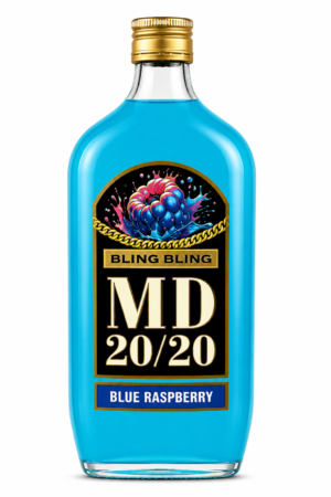 MD 20/20 Blue Raspberry Wine Cocktail