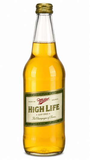 Miller High Life Beer Bottle