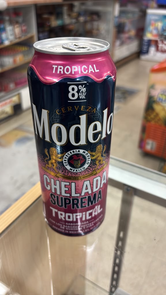 Modelo Chelada Suprema Tropical Beer Can Modelo Chelada Suprema Tropical Beer Can