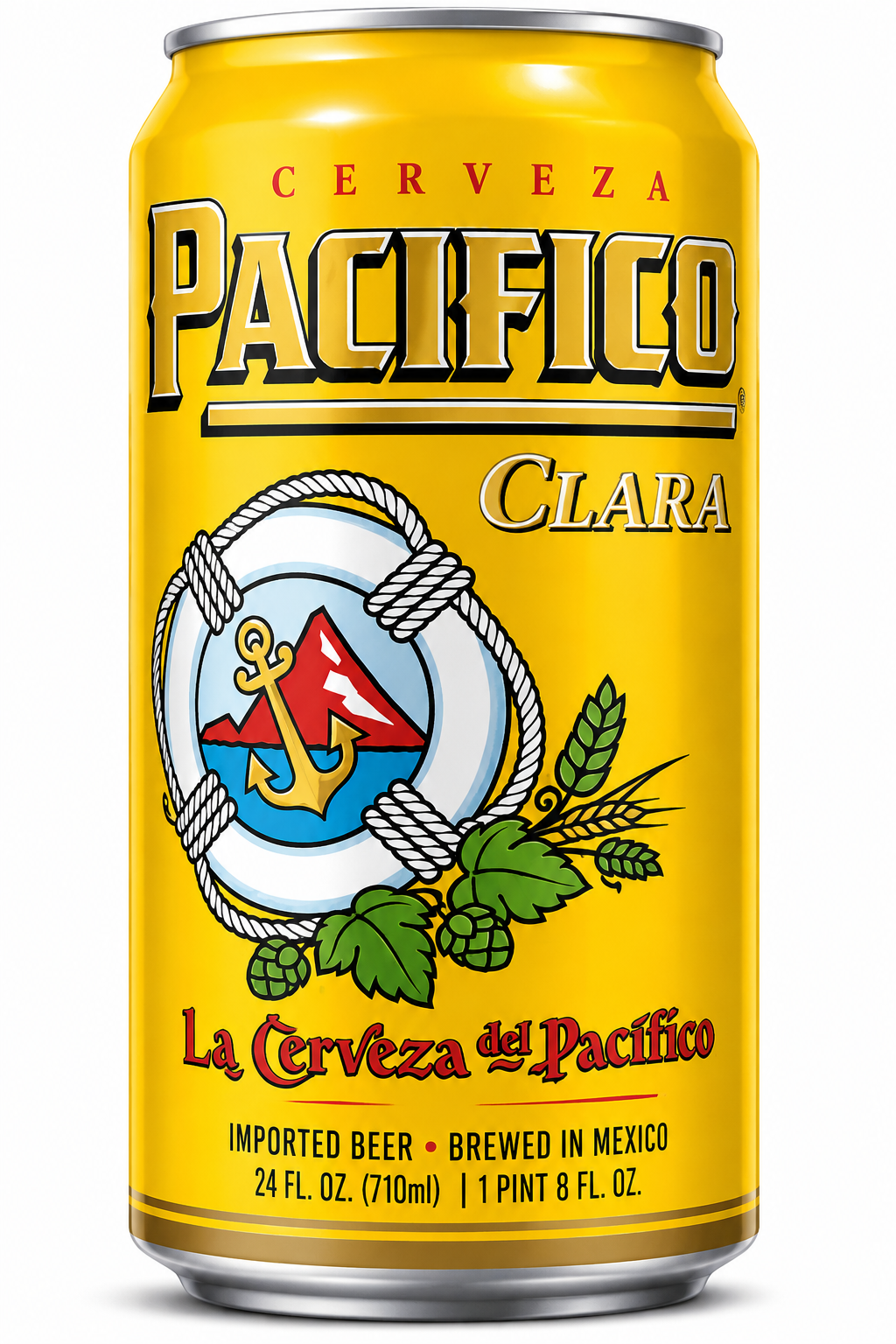 Pacifico Clara Imported Mexican Beer Can Pacifico Clara Imported Mexican Beer Can - Image 1