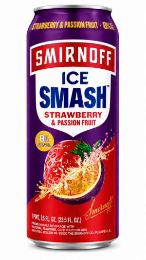 Smirnoff Ice Smash Strawberry & Passion Fruit.