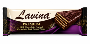 Lavina Premium Milk Chocolate Coated Dark Cream Wafer