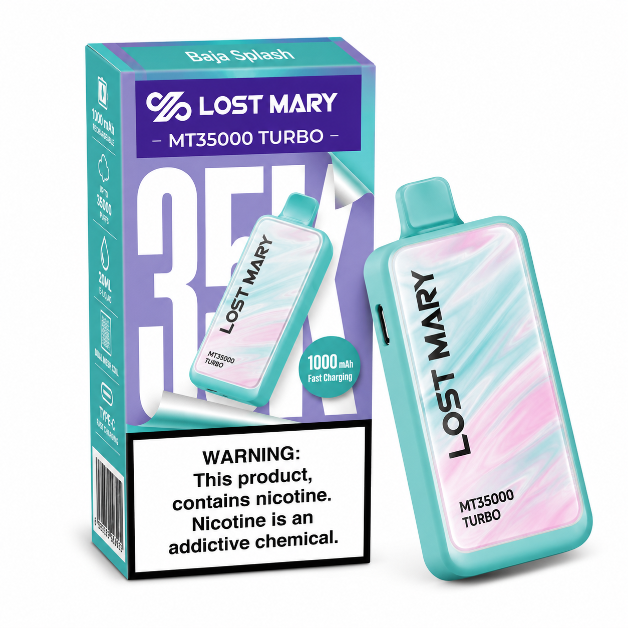 Baja Splash LOST MARY MT35000 Turbo Disposable Vape β Baja Splash