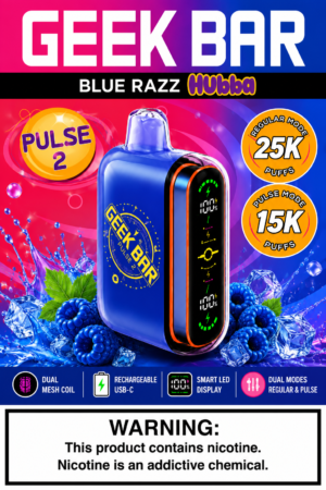 Geek Bar Pulse 2 Blue Razz Hubba