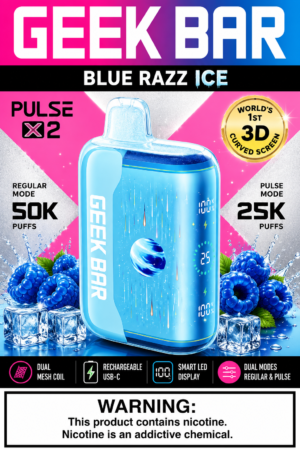 Geek Bar Pulse X2 Blue Razz Ice
