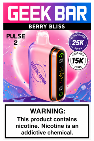 Geek Bar Pulse 2 Berry Bliss 25K Puffs 15K Puffs
