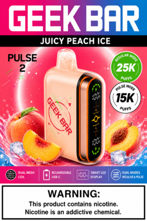 Geek Bar Pulse 2 Juicy Peach Ice