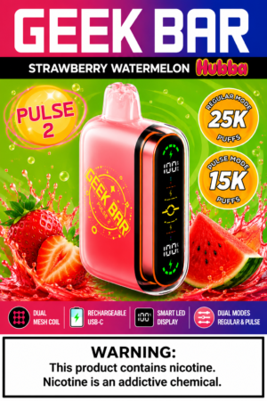 Geek Bar Pulse 2 Strawberry Watermelon Hubba