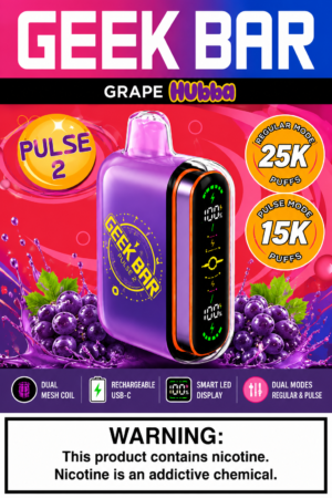 Geek Bar Pulse X Grape Hubba