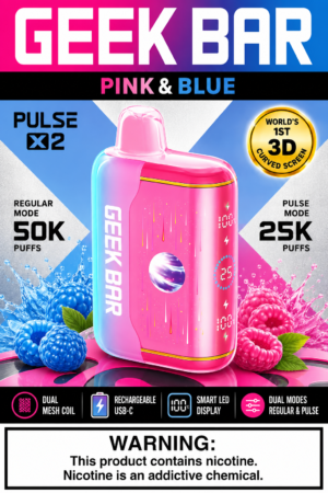 Geek Bar Pulse X2 Pink & Blue
