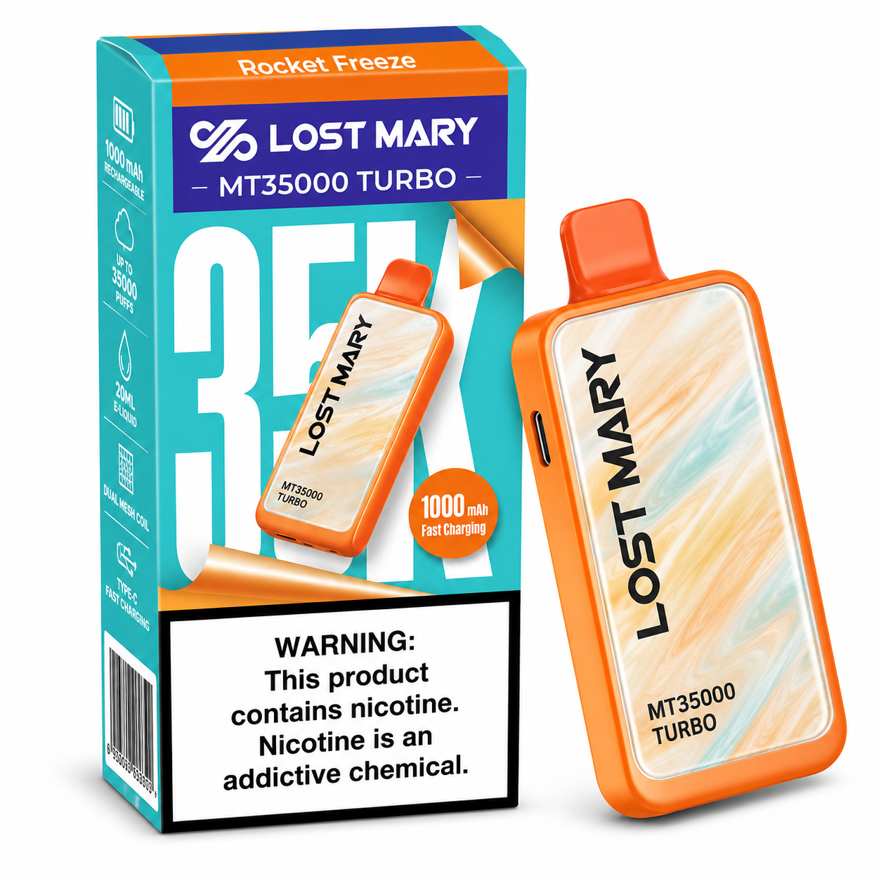 Rocket Freeze LOST MARY MT35000 Turbo Rocket Freeze