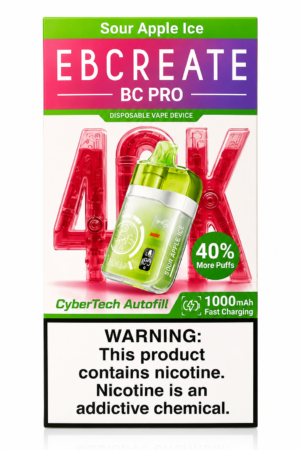 EBCREATE BC Pro Sour Apple Ice 40k
