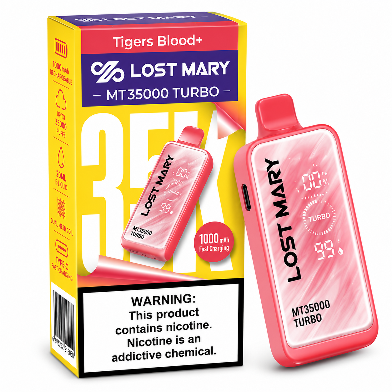 Tigers Blood+ LOST MARY MT35000 Turbo Tigers Blood+