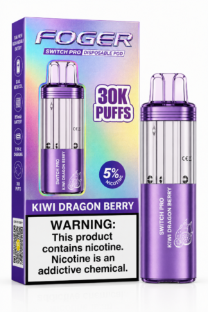 FOGER Switch Pro Kiwi Dragon Berry 30K Puffs Disposable Pod