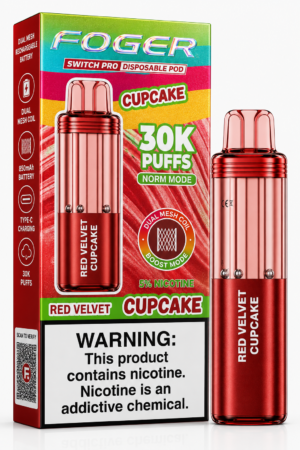 FOGER Red Velvet Cupcake 30K Puffs | Switch Pro