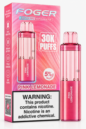 FOGER Switch Pro Pink Lemonade 30K Puffs Disposable Pod