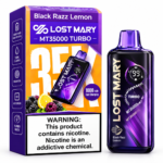 LOST MARY MT35000 TURBO Black Razz Lemon | 35K Puffs