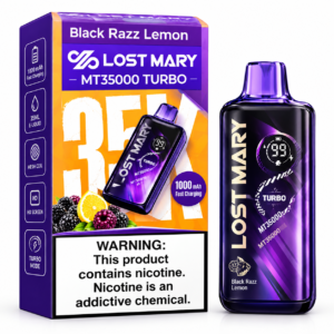 LOST MARY MT35000 TURBO Black Razz Lemon | 35K Puffs