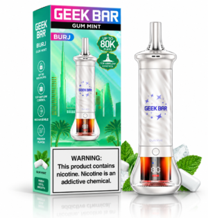 Geek Bar Burj 80K Disposable Vape – Gum Mint