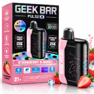 Geek Bar Pulse X 25K Disposable Vape – Strawberry B-Burst