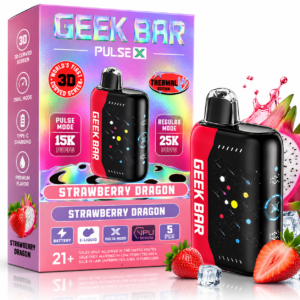 Geek Bar Pulse X 25K Disposable Vape – Strawberry Dragon