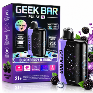 Geek Bar Pulse X 25K Disposable Vape – Blackberry B-Burst