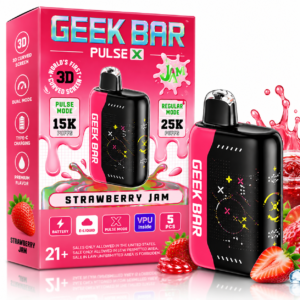 Geek Bar Pulse X 25K Disposable Vape – Strawberry Jam