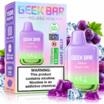 Geek Bar Meloso Mini 1500 Puffs Disposable Vape – Grape Jelly