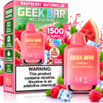 Geek Bar Meloso Mini 1500 Puffs Disposable Vape – Raspberry Watermelon