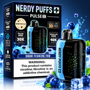 Nerdy Puffs Pulse X 40K Disposable Vape – Sour Fcuking Fab
