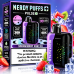 Nerdy Puffs Pulse X 40K Disposable Vape – Strawberry Kiwi Ice