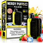 Strawberry Colada Nerdy Puffs Plus Pulse X 40K Disposable Vape