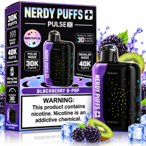 Blackberry B-Pop Nerdy Puffs Pulse X 40K Disposable Vape