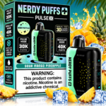 Sour Mango Pineapple Nerdy Puffs Pulse X 40K Disposable Vape