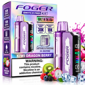 Foger Switch Pro Kit 30K Disposable Vape – Kiwi Dragon Berry