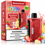 Strawberry Banana HorizonTech 100K Disposable Vape