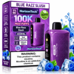 HorizonTech 100K Disposable Vape – Blue Razz Slush