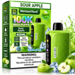 HorizonTech 100K Disposable Vape – Sour Apple